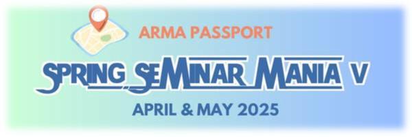 April Chapter Meeting as part of the Spring Seminar-Mania 2025 VIRTUAL Only